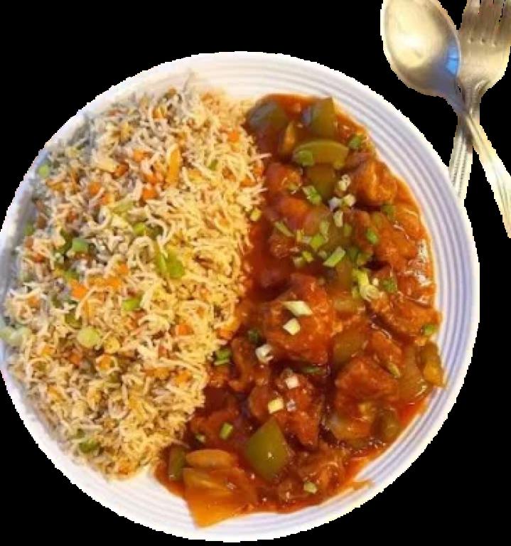 Shashlik with Rice