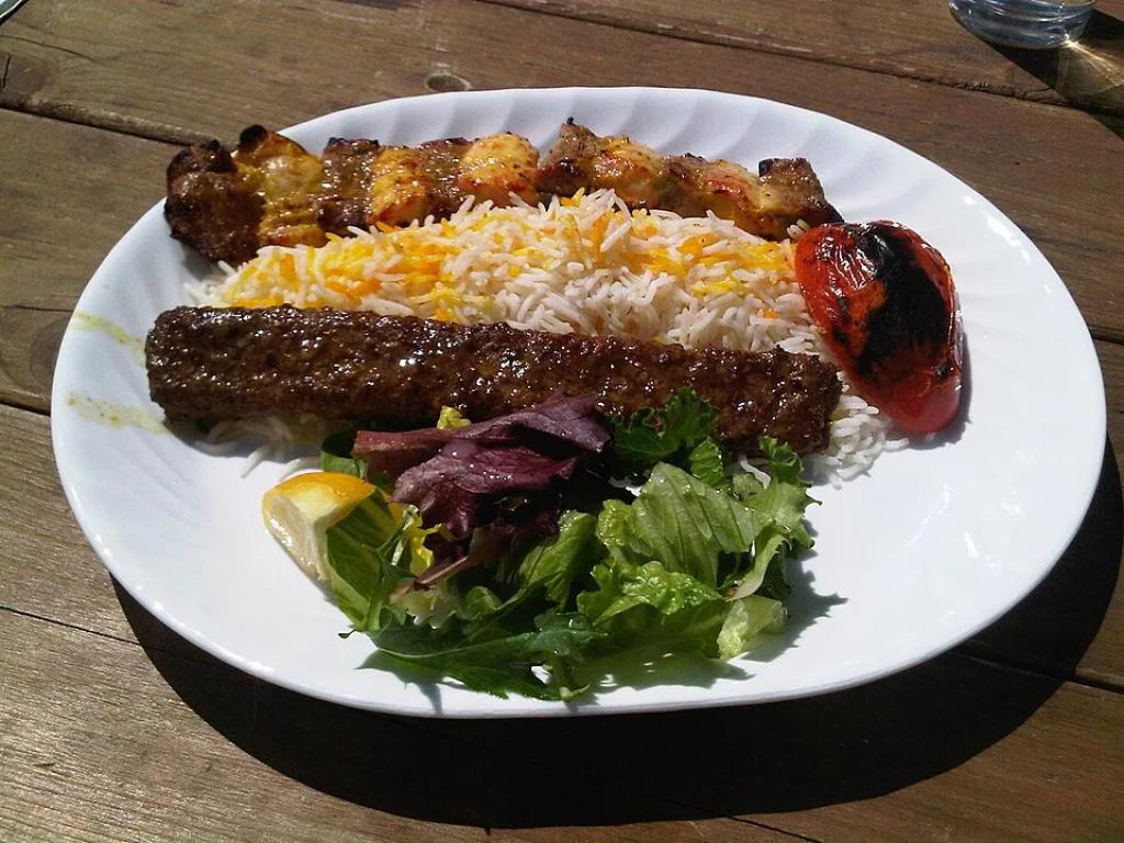 Chicken Chuloo Kabab with Rice