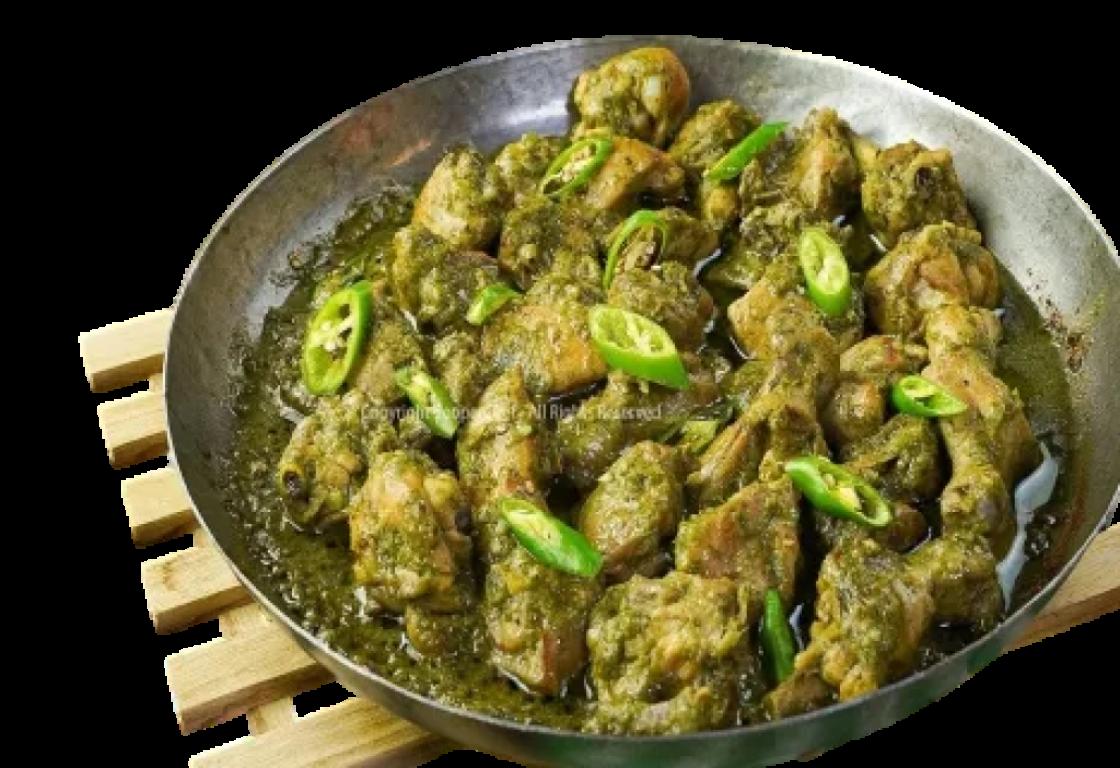 Chicken Green Karahi (Full)